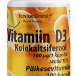 Vitamiin D3 kapslid 100 mcg N100