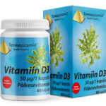 Vitamiin D3 taimne 60 kapslit
