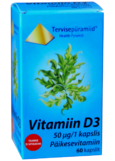 Taimne D3 Vitamiin D3 60 kapslit